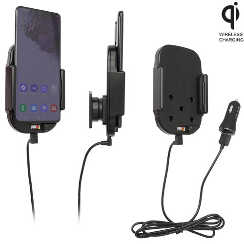 Samsung Galaxy S20 Plus Qi Wireless Actieve houder met 12V USB plug - 718191 - 718191