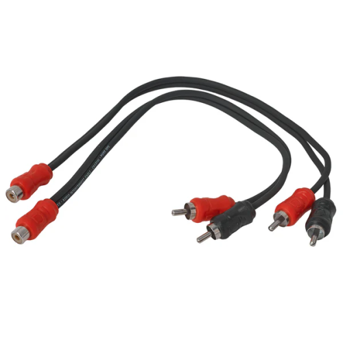 Auto-Connect Level 1 RCA Y-adaptor 2Male 1Female Koaxial - 720l1rcay2m1fc - 720L1RCAY2M1FC