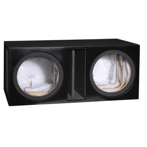 Auto-Connect Gepoorte Subwooferkist 2x12" 116 liter - 720ve212 - 720VE212PRB