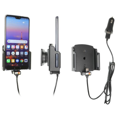 Huawei P20 / P20 PRO  Actieve houder met 12V USB plug - 721062 - 721062