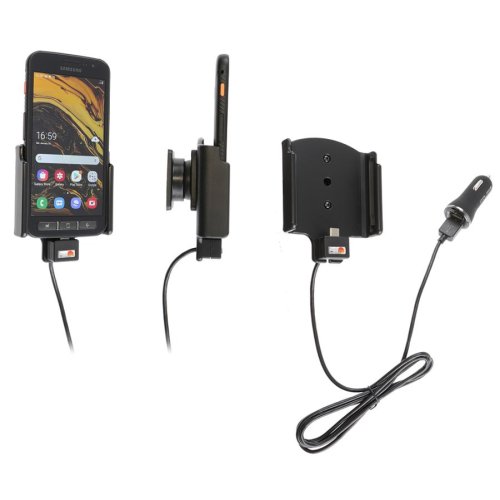 Samsung Galaxy Xcover 4S Actieve houder met 12V USB plug - 721133 - 721133