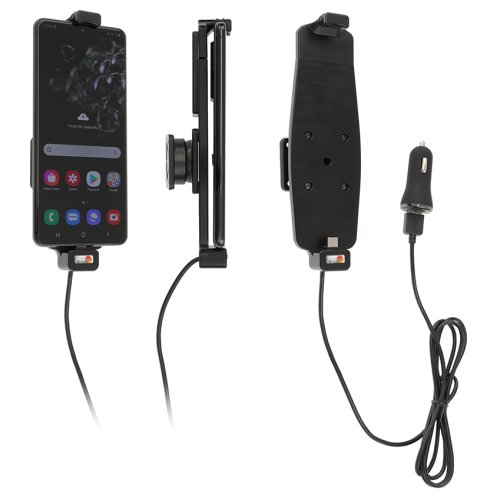 Samsung Galaxy S20 Ultra  Actieve houder met 12V USB plug. Met hoes - 721218 - 721218