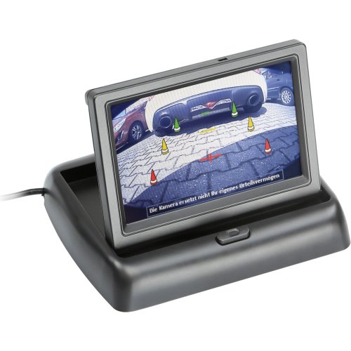 LCD klapmonitor 4.3" 2x RCA input Scherm 180&deg; kantelbaar - 771000 6220 - 771000-6220