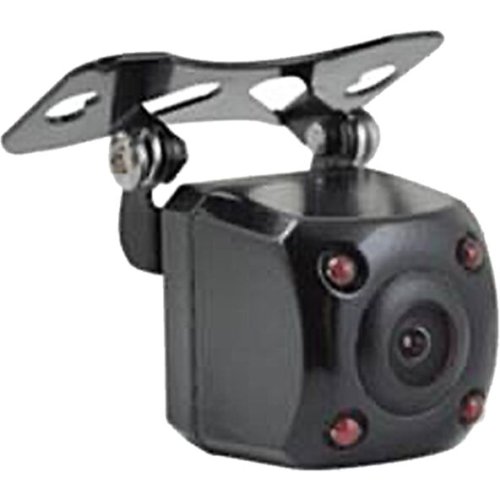 Mini achteruitrij camera universeel zwart NTSC met beeldlijnen,spiegelfunctie en nachtzichtfunctie - 771000 6701 - 771000-6701