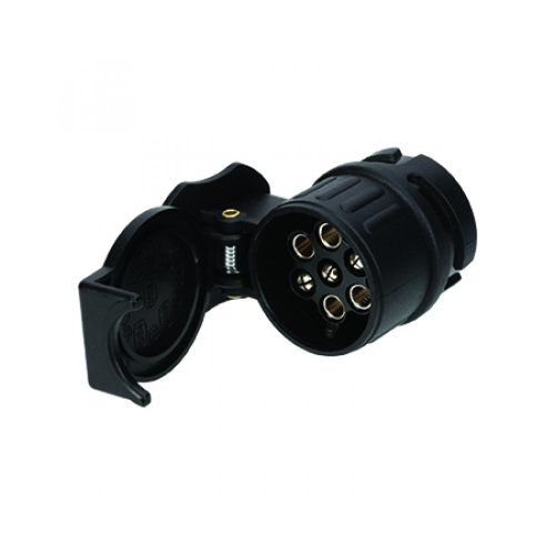 Verloopstekker 13 naar 7 polig kort adapter (verpakt in polybag met eurosleuf) - 80 1000 01 1000x800 - 80-1000-01-p