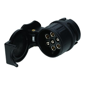 Verloopstekker 13 naar 7 polig kort adapter (bulk) hoge kwaliteit! - 80 1000 01 - 80-1000-01