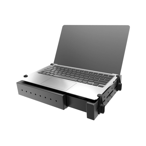 RAM&reg; Tough-Tray&trade; Spring Loaded Laptop Holder with Flat Retaining Arms - 91 - RAM-234-3FL