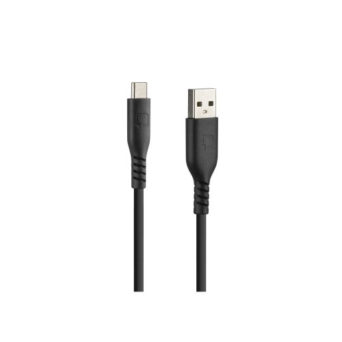 Optiline siliconen laad en synchronisatiekabel USB A -> USB C - 60cm  met verstevigde hals   - 91787 s 01 - 91787