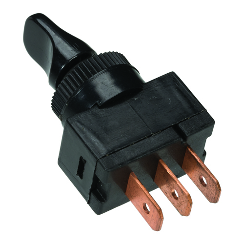 Tuimelschakelaar zwart aan-uit 12v, 25A 3 tabcontacten inbouwmaat &Oslash;13 mm - Ae zz119 - A1901306