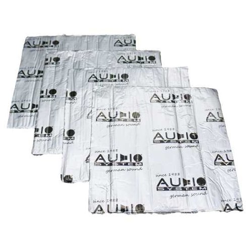 AUDIO SYSTEM ALU-NATURAL-RUBBER - Insulation Material 16x0.25mx0.25m / 1m2 - Alu sheet 250 evo - ALU Sheet EVO