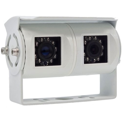 4 pins dual lens opbouw camera wit - Cam304ptw960 2 - CAM304PTW960