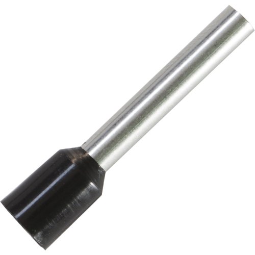 Adereindhuls voor kabelmaat: 4.0 mm&sup2; met zwarte isolatie - Cce 4 - CCE 4.0 B