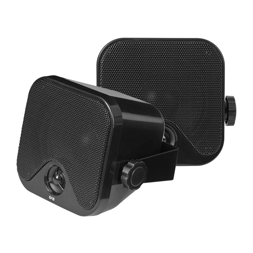 GAS MAD BK1-44 2-way box speaker - black, opbouwspeaker 10cm - Gas mad bk1 44 set - MAD BK1-44