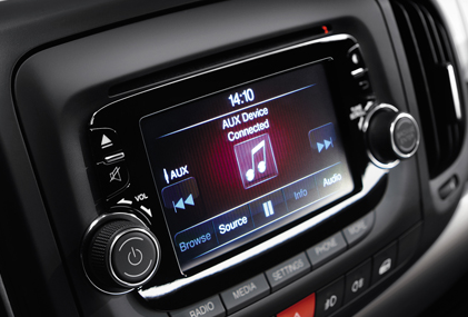 Multimedia video interface Ucconect 5" Fiat- Peugeot - Citro&euml;n(2x AV-in/RGB/F-CAM/R-CAM/AV-out/iPAS) - If fiat g5pv - NI.IF-FIAT-G5PV