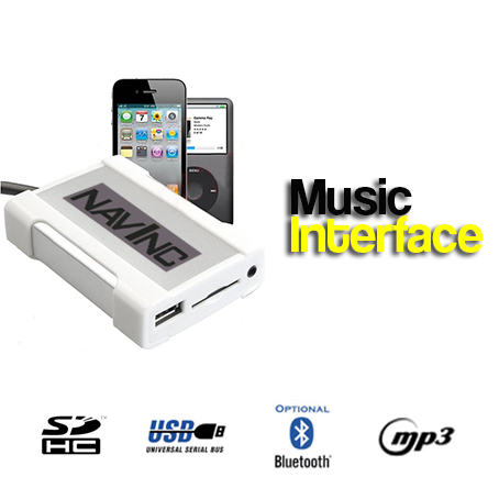 iPod/USB/SD/AUX interface Div. modellen Peugeot- Citro&euml;n met12-pins changer conn (RD4 CAN-BUS) - Ip2 peu rd4 - NI.IP2-PEU-RD4