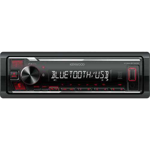 Kenwood KMM-BT209 Autoradio - USB/BT Rood - Kmm bt209 - KMM-BT209