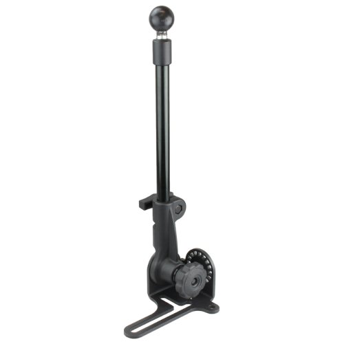 RAM POD HD Vehicle Base with 12" Aluminum Rod and Ball - Ram 316 hd nabu - RAM-316-HD-NABU