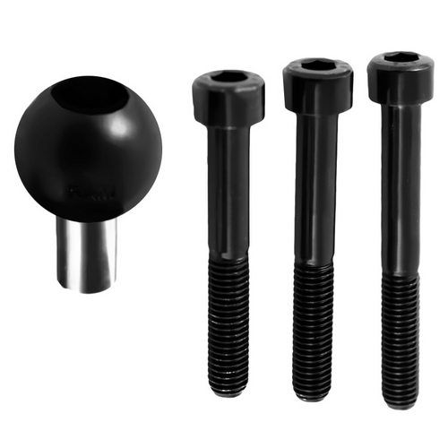RAM&reg; Motorcycle Handlebar Clamp Base with M8 Bolts - Ram b 367u - RAM-B-367U