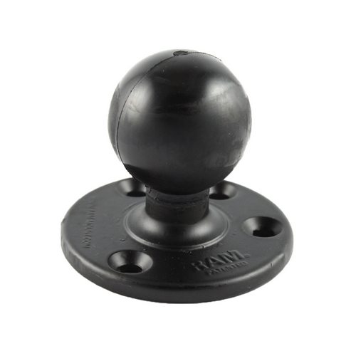 RAM 3.68 inch diameter ronde basis met 2.25 Inch bal - Ram d 202u - RAM-D-202U