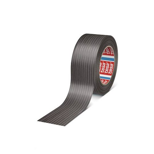 TESA Basic Duct Tape L.25mtr x B. 50mm Zwart (Per 6 Stuks) OP=OP! - Tesa 04610 - 04610-00003-00