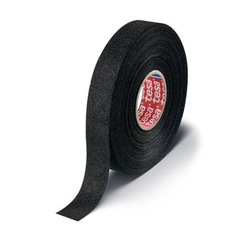 TESABAND 51608  L.25mtr x B.19mm Zwart (Per 16 Stuks) - Tesa 51608 - 51608-00001-00