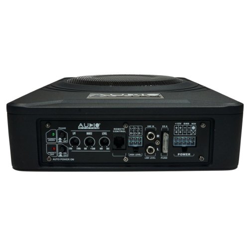 AUDIO SYSTEM 8" 24V Actieve Underseat Subwoofer 275/225watt RMS 2 Ohm - Us 08 active neu6 - US08 Active 24V EVO