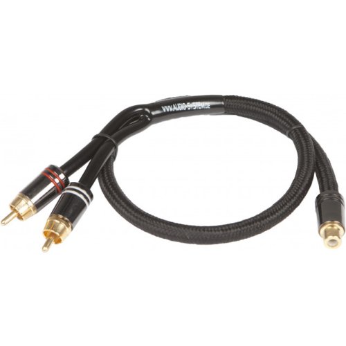 AUDIO SYSTEM HIGH-end cinchkabel 300mm y-cinch (2 x koppel en 1 x stekker) - Z chblack y 640x480 - Z-PRO Y