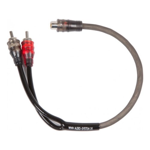 AUDIO SYSTEM HIGH-Performance Cinchkabel 500mm Y-cinch-kabel (2x plug en 1x koppeling) - Z evo y 640x480 - Z-EVO Y