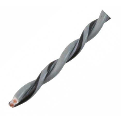 AUDIO SYSTEM Gedraaide luidsprekerkabel. Grijs.  2x 2,50 mm&sup2; . 100 mtr per rol  - Z tsc gy - Z-TSC 2.5 GY