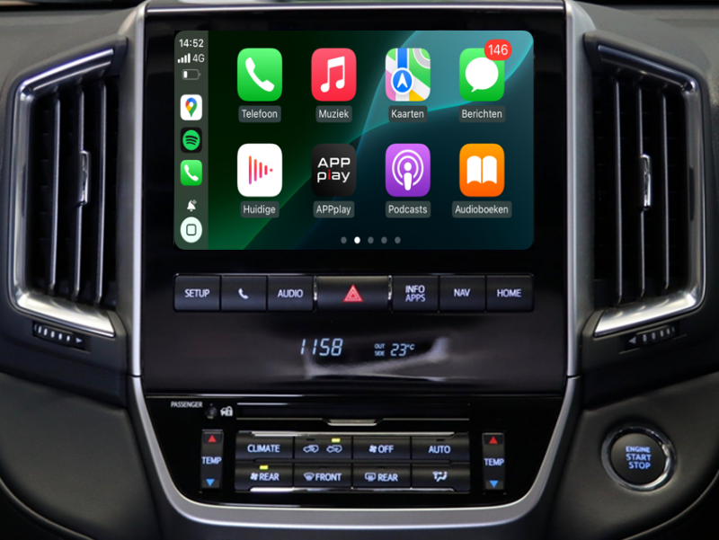 APPplay_CARplay & Android Auto instellen Lexus IS 2017> & Toyota LC200 2019> (LVDS) - Toyota landcruiser lc200 carplay - NI.CP-LEX-17IS