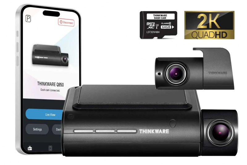 Thinkware Q850 PRO_2CH_64GB_Hardwire - Tw q850 2ch - TW-Q850-2CH