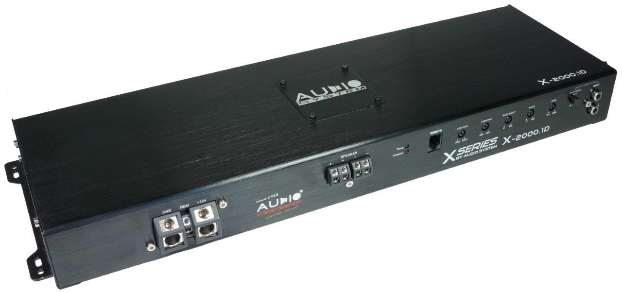 AUDIO SYSTEM 1-kanaals X--ION SERIES digitale mono versterker - X 2000 - X-2000.1D