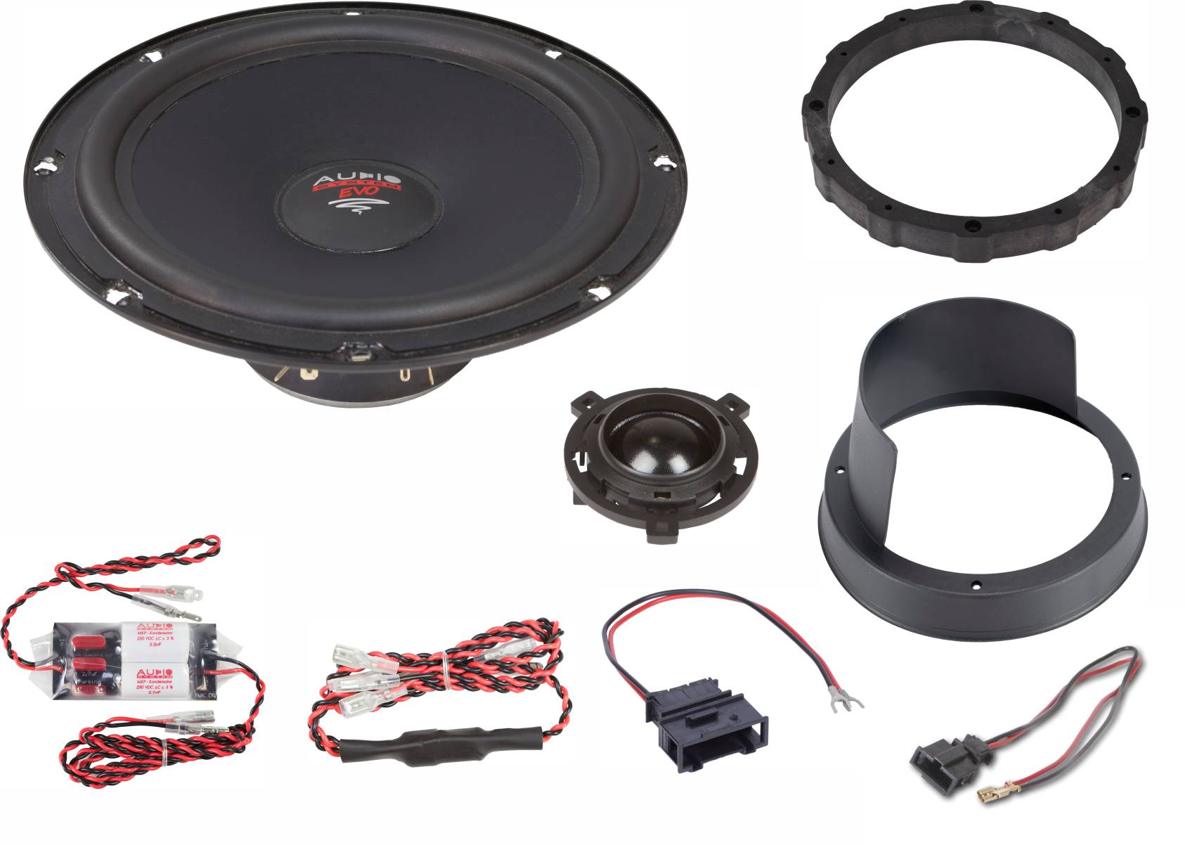 XFIT Volkswagen Touran 5T pasklare 200 mm 2-weg composet - Xfit vw touran 5t evo2 - XFIT VW TOURAN 5T
