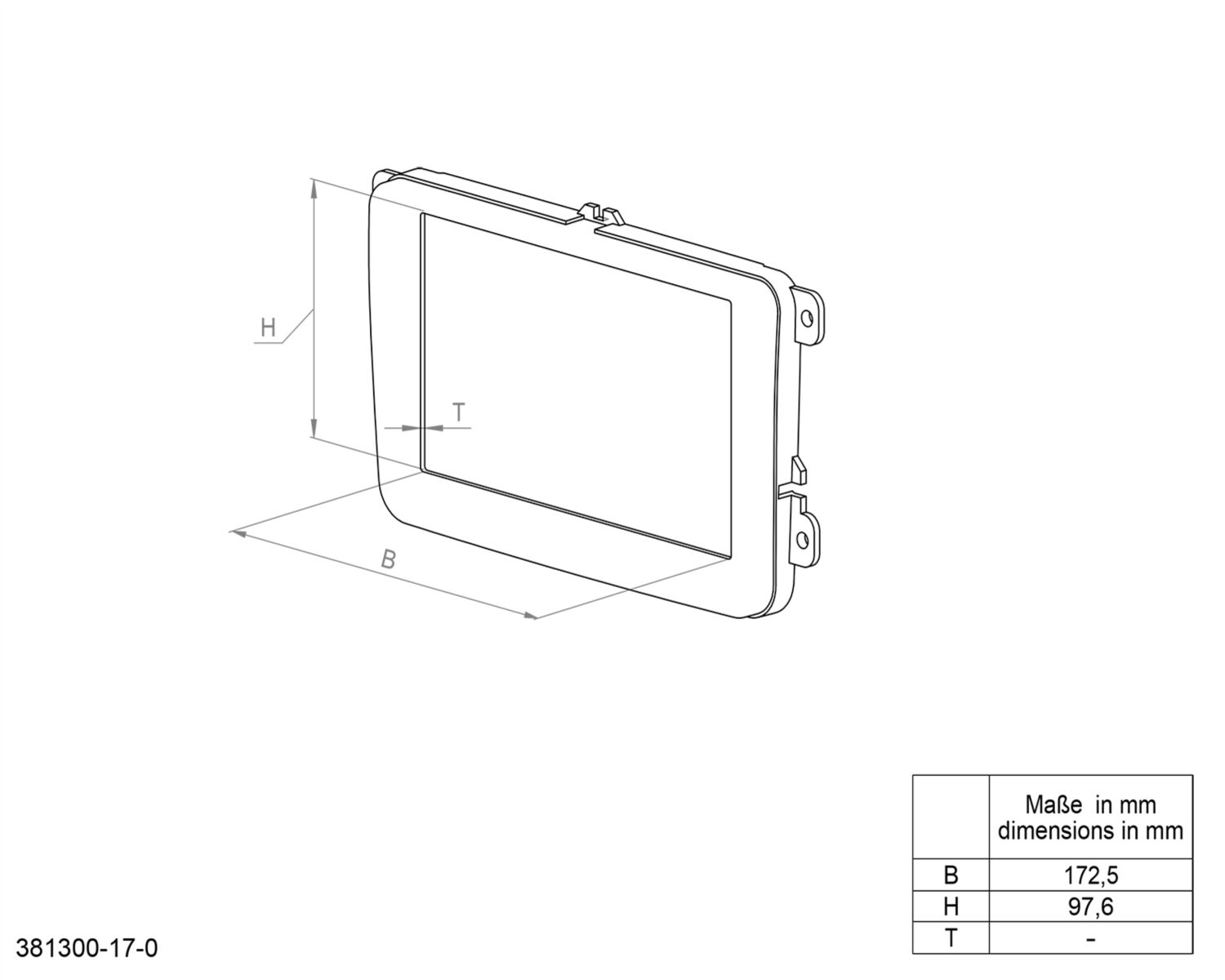 2-DIN Paneel Toyota Camry (XV4) 2006-2011 Kleur: Zilver - Z 381300 17 0 - 381300-17