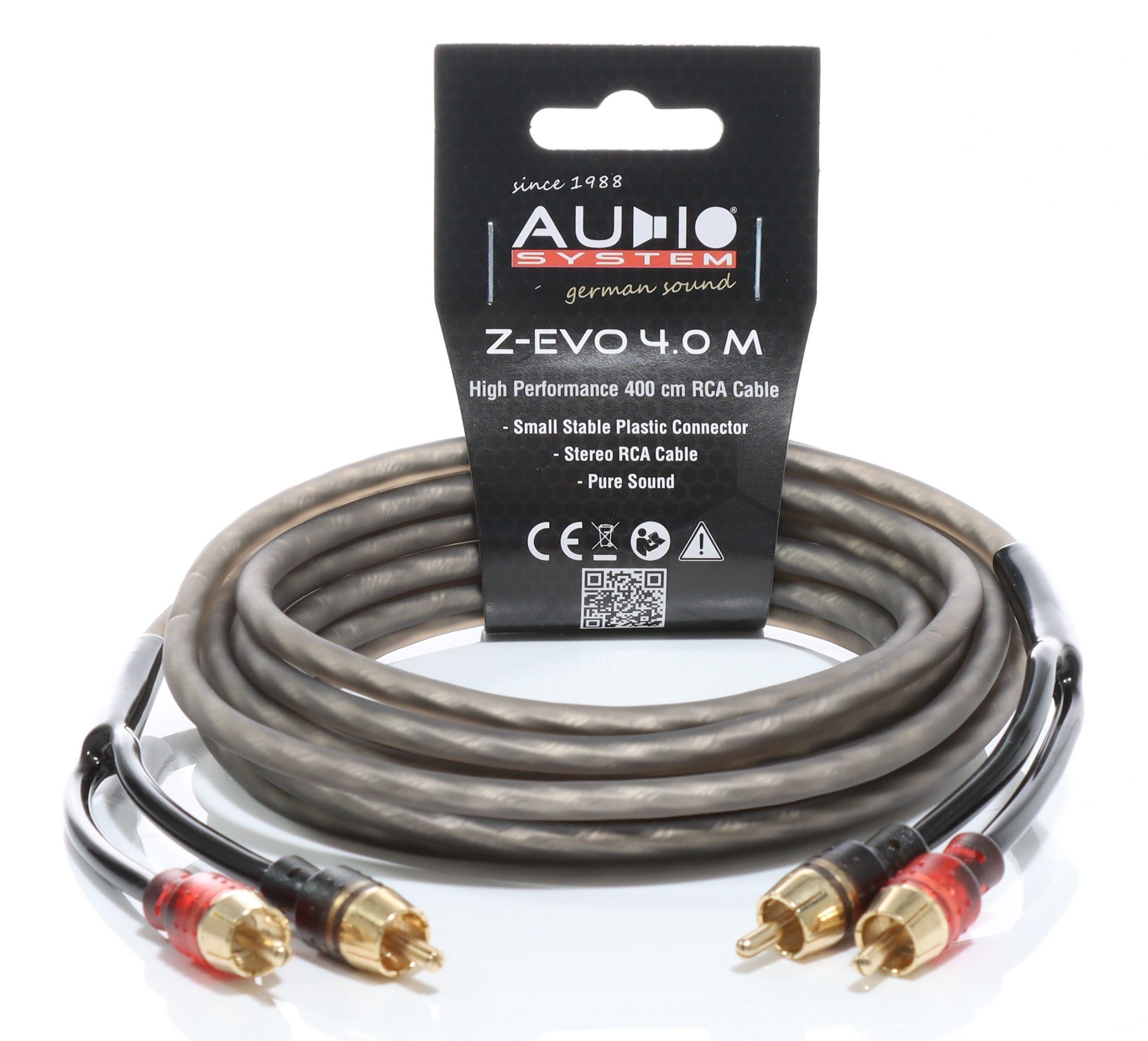AUDIO SYSTEM High-Performance Cinch-kabel - Z evo 4 - Z-EVO 4.0m