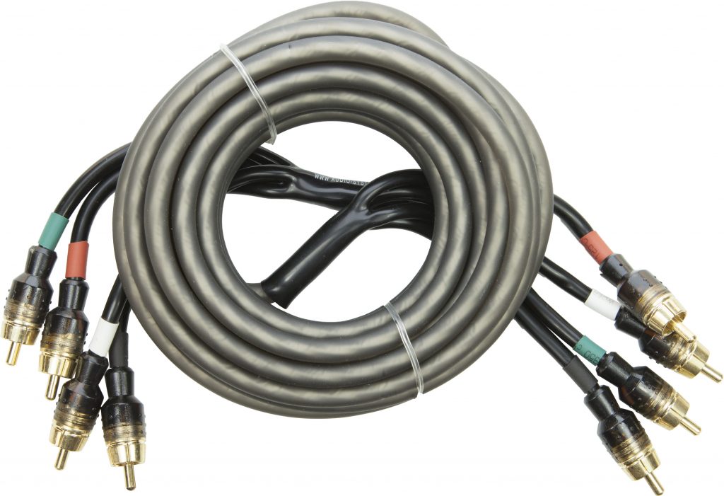 AUDIO SYSTEM HIGH-PERFORMANCE RCA-KABEL 5000mm 4-weg OFC cinch-kabel - Z evo 5 - Z-EVO 5.0M-4