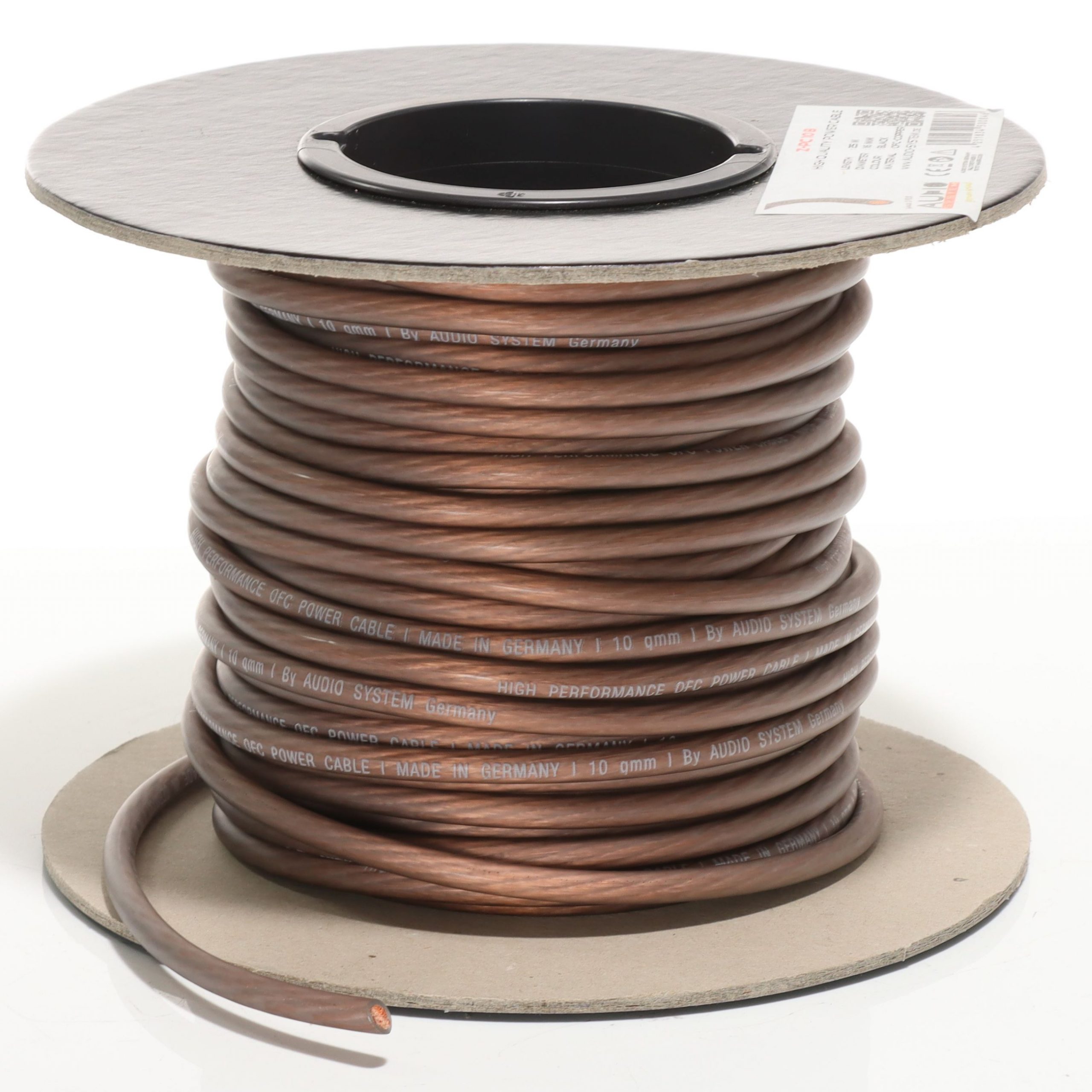 AUDIO SYSTEM HIGH-Performance 10mm&sup2; power Kabel Per rol van 25 meter Black - Z pc 10 b scaled - Z-PC10B