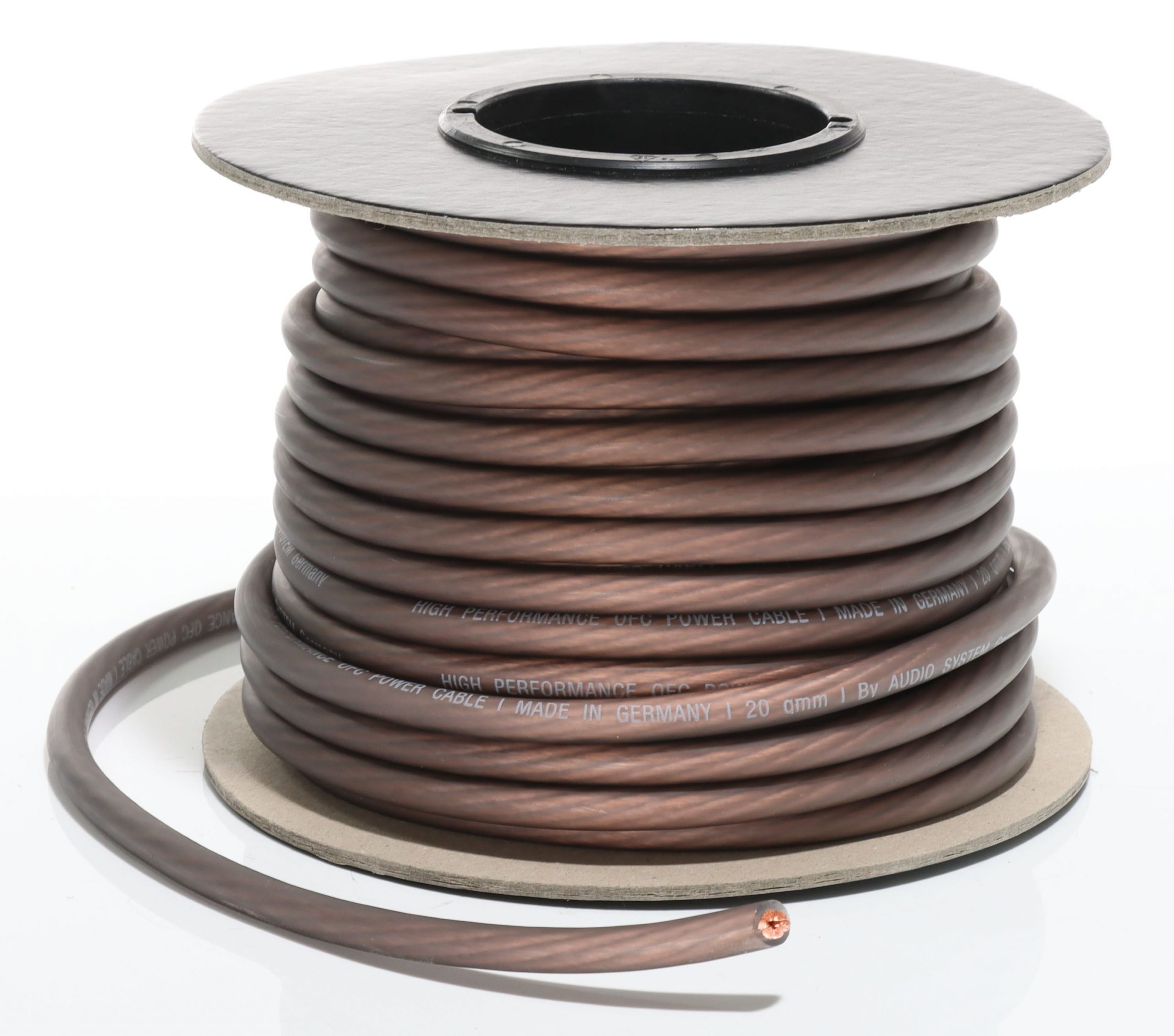 AUDIO SYSTEM HIGH-Performance 20mm&sup2; power Kabel. Per rol van 25 meter Black - Z pc 20 b scaled - Z-PC20B