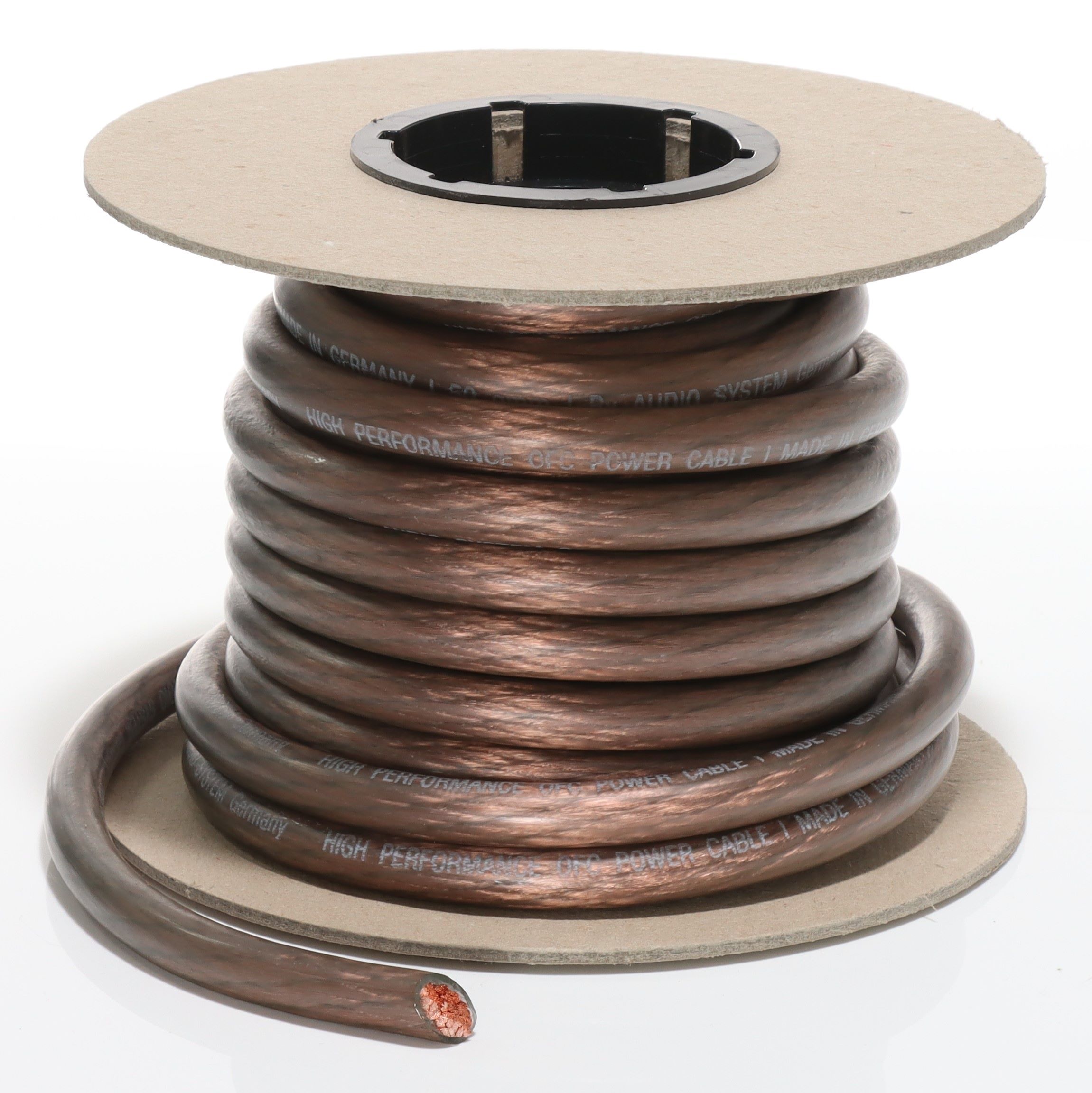 AUDIO SYSTEM HIGH-Performance 50mm&sup2; power Kabel. Per rol van 10 meter - Z pc 50 b - Z-PC50B