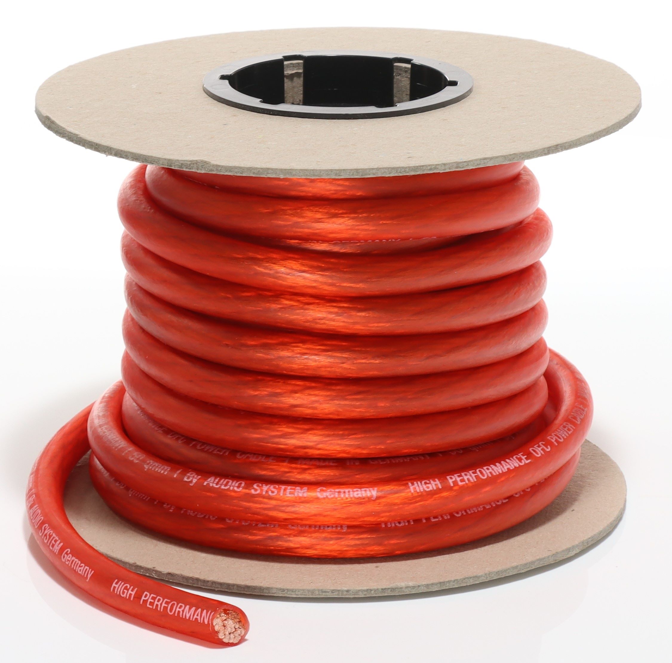 AUDIO SYSTEM HIGH-Performance 50mm&sup2; power Kabel Per rol van 10 meter - Z pc 50 r - Z-PC50R