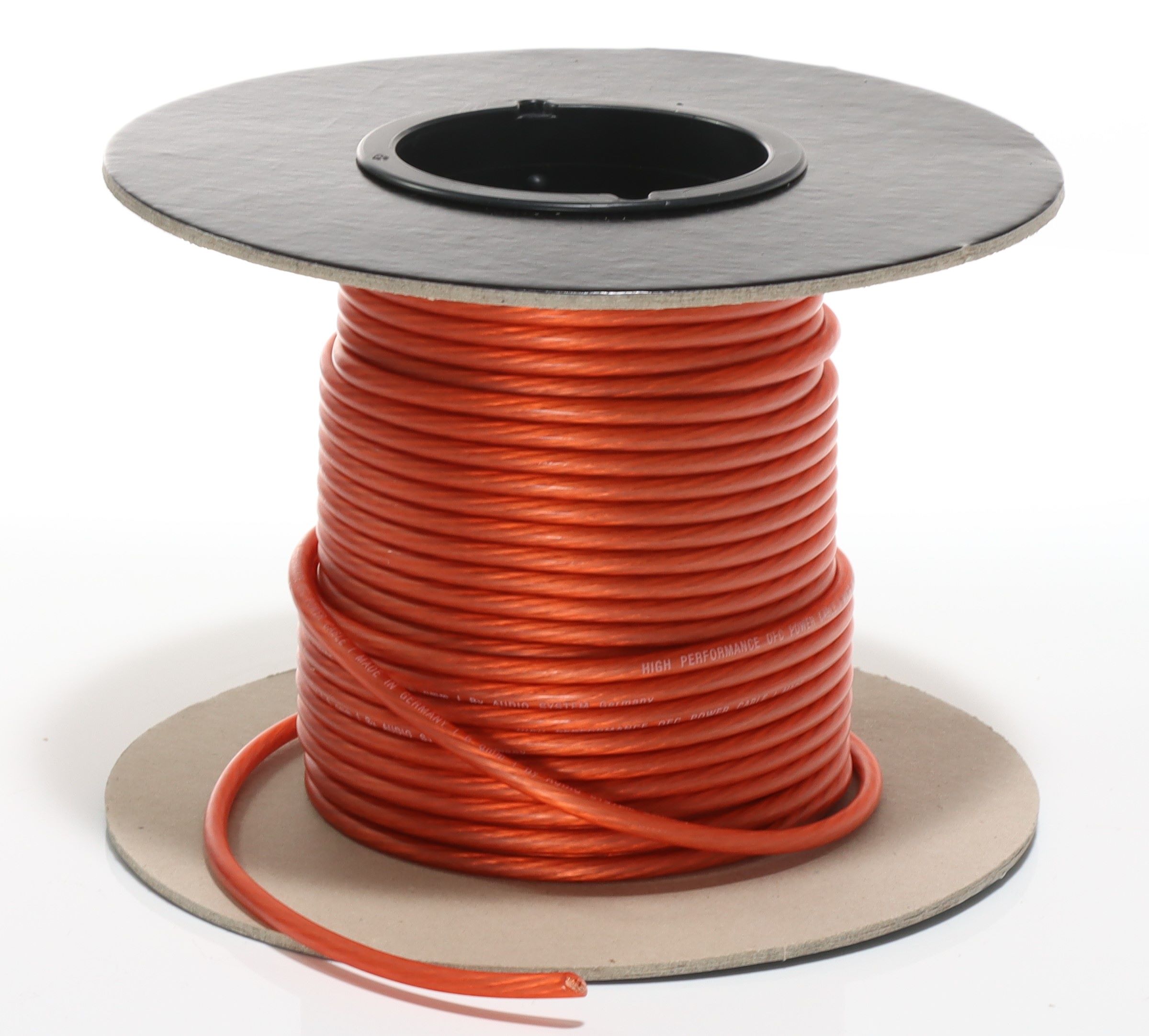 AUDIO SYSTEM HIGH-Performance 6 mm&sup2; power Kabel Per rol van 25 meter Rood - Z pc 6 r - Z-PC6R