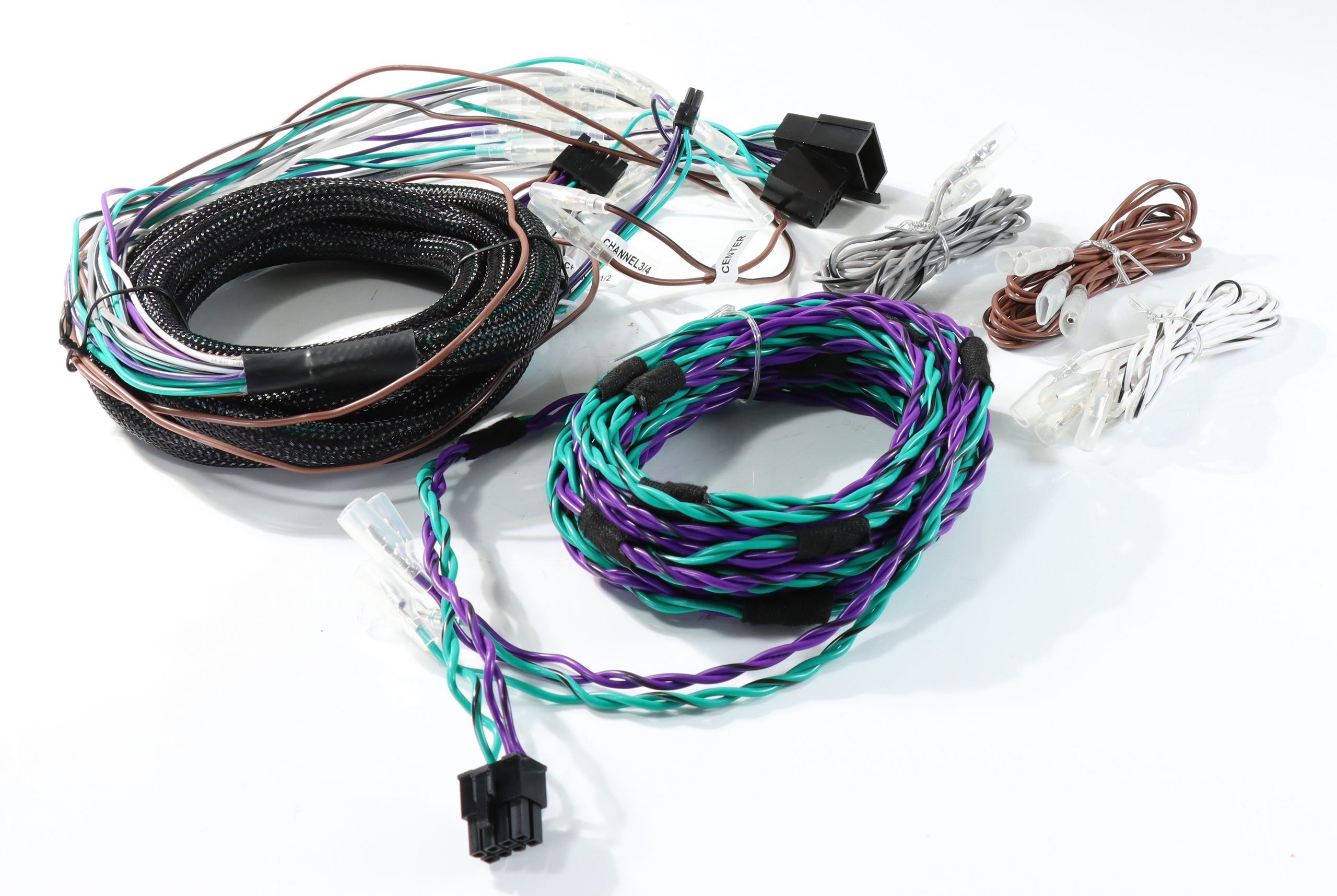 AUDIO SYSTEM 4+1-CHANNEL PLUG & PLAY ADAPTER-CABLE for all DSP Amplifier - Z pf quad2 - Z-PF-QUAD2.5M-4+1