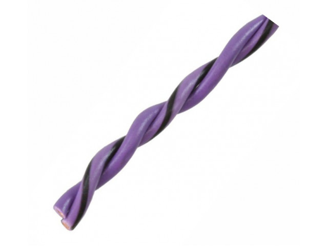 AUDIO SYSTEM Gedraaide luidsprekerkabel. Paars. 2x 0,75mm&sup2; . 100 mtr per rol  - Z tsc vi 640x480 paars 075mm - Z-TSC 0.75 VI