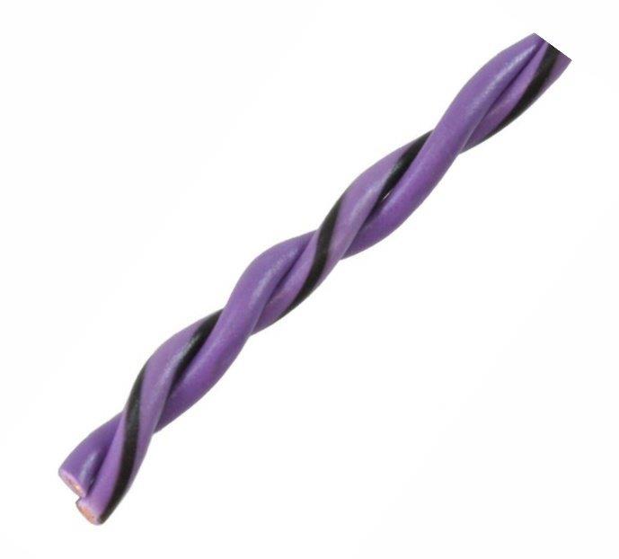 AUDIO SYSTEM Gedraaide luidsprekerkabel. Paars. 2x 2,50 mm&sup2; . 100 mtr per rol  - Z tsc vi - Z-TSC 2.5 VI