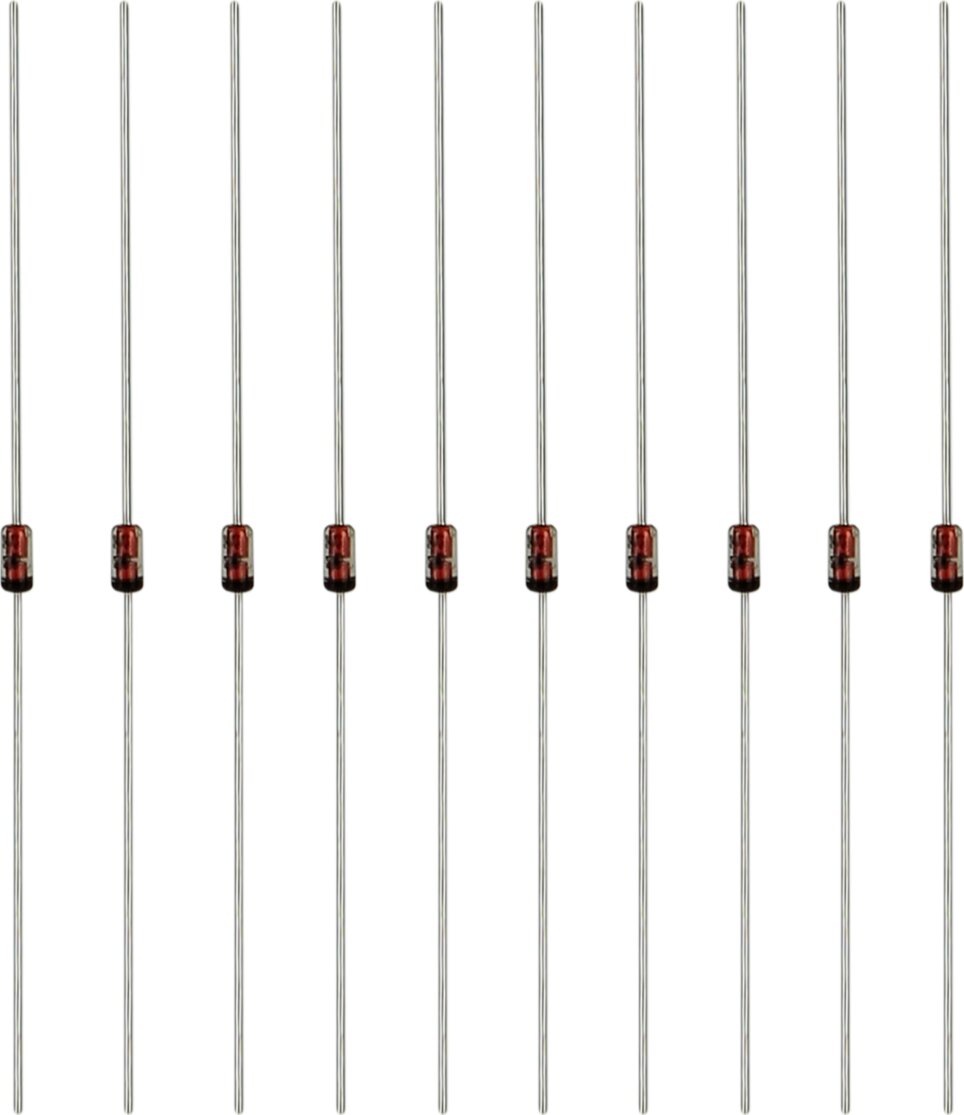Sperrdiode BAT43  30V/0,2A/DO-35 10 Stuks - Zpb diode 1 10 - zpb-diode-1-10